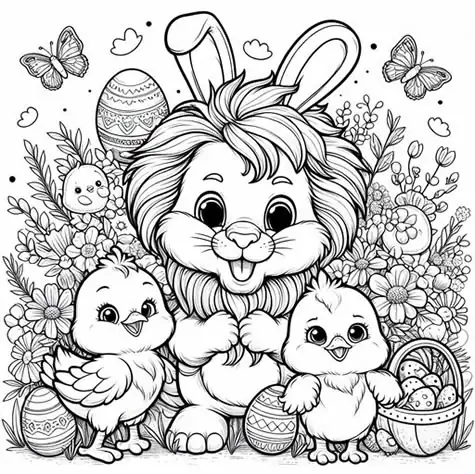 Coloring Book - Easter themed picture 4