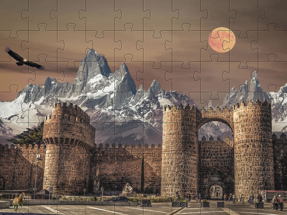Avila Spain fantasy image Jigsaw