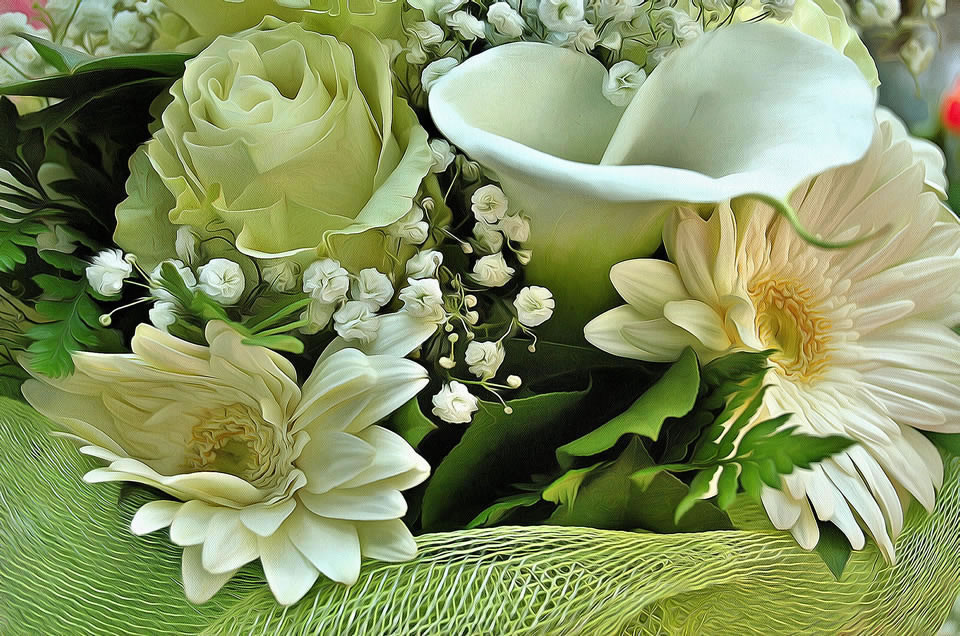 Flower bouquet picture art image