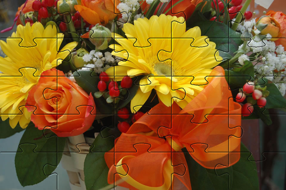 Bouquet of Flowers - 6 fun and free jigsaw puzzles