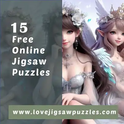 Enchanted jigsaw puzzle game