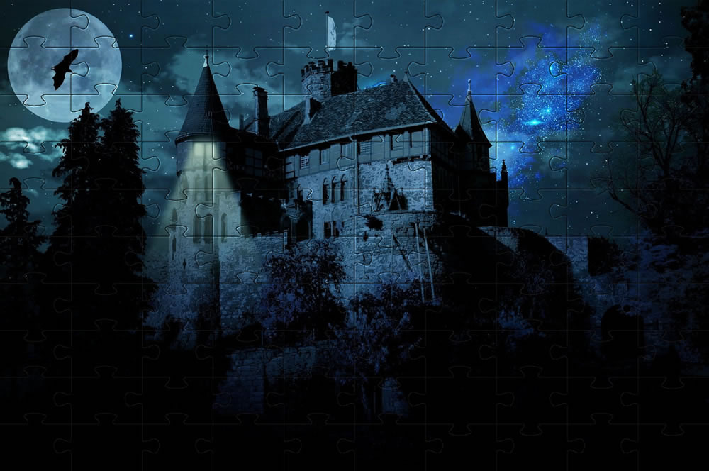 Haunted castle jigsaw