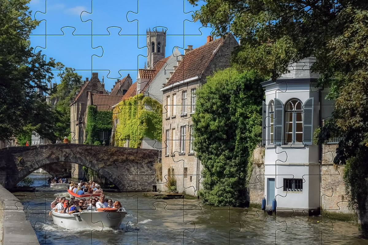 Jigsaw Picture - Canal boats
