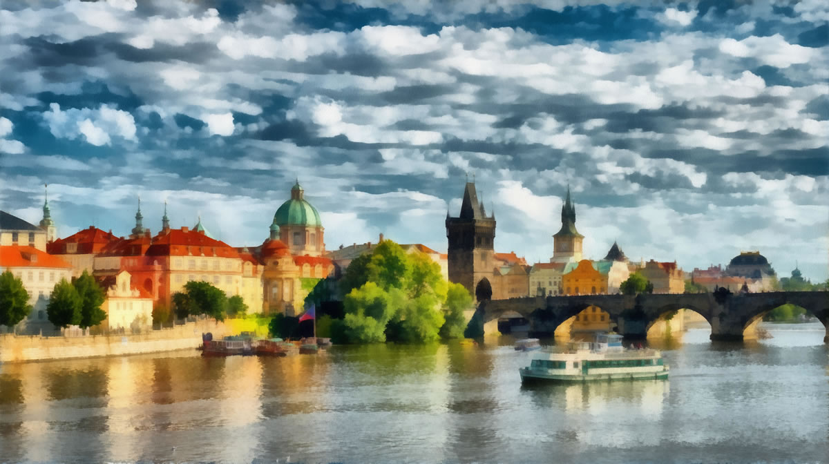 free art picture - Prague