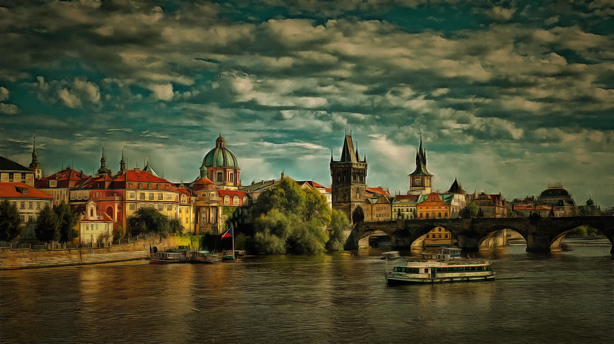 free art picture - Prague