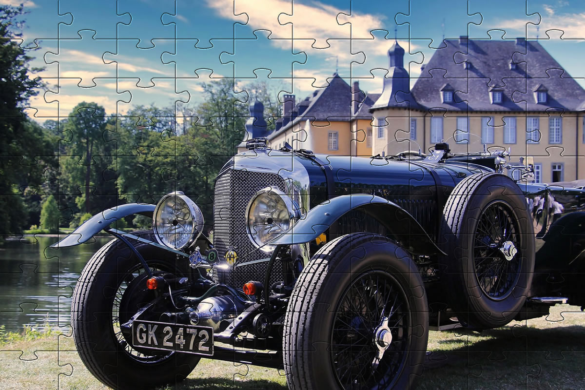 Car jigsaw puzzle picture