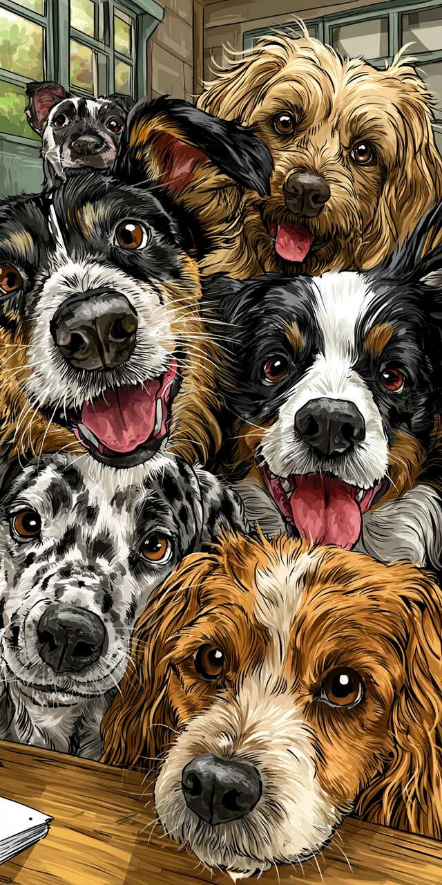 Picture - Jigsaw of dogs for Randomiser Jigsaw Puzzle Game