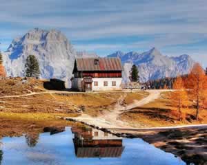 Dolomites mountain scenery jigsaw