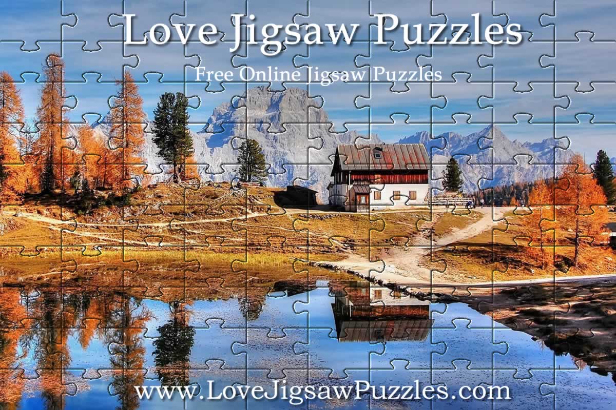 Dolomites Mountain Scenery Jigsaw Puzzle