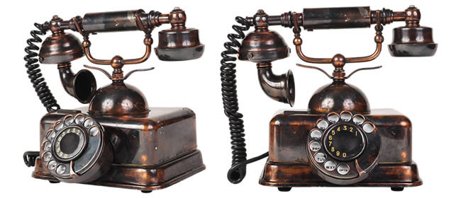 Old telephones